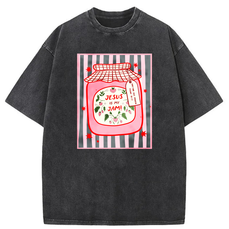 Is My Jam Jar Design tshirt 100% cotton