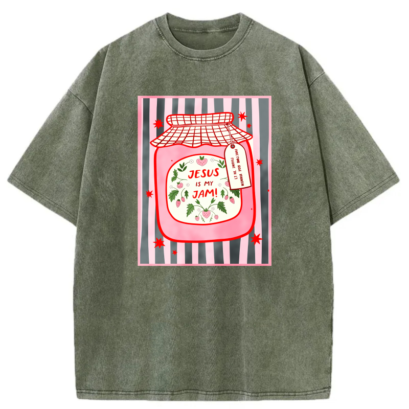 Is My Jam Jar Design tshirt 100% cotton