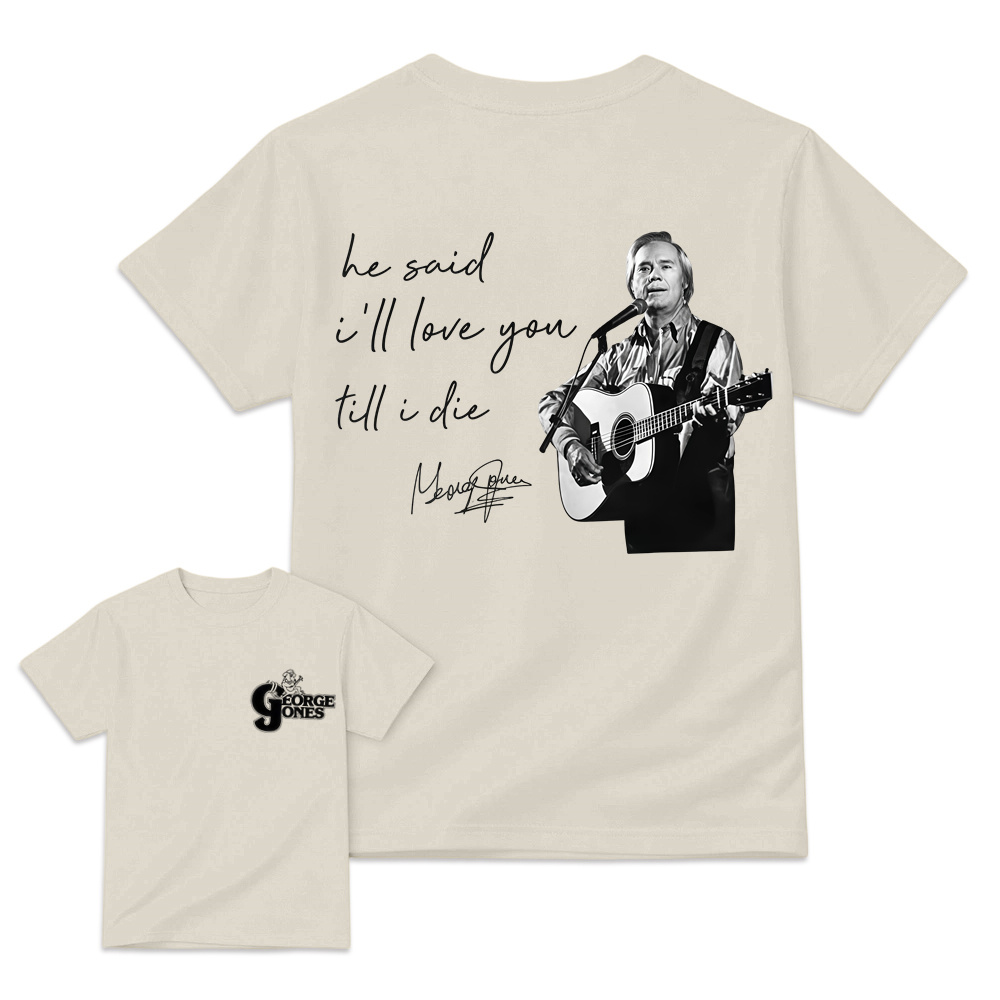 He Stopped Loving Her Today Vintage Tee