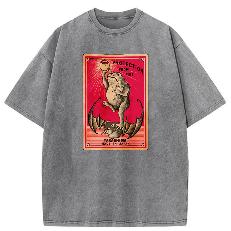 Protection From Fire Takashima Made In Japan tshirt 100% cotton