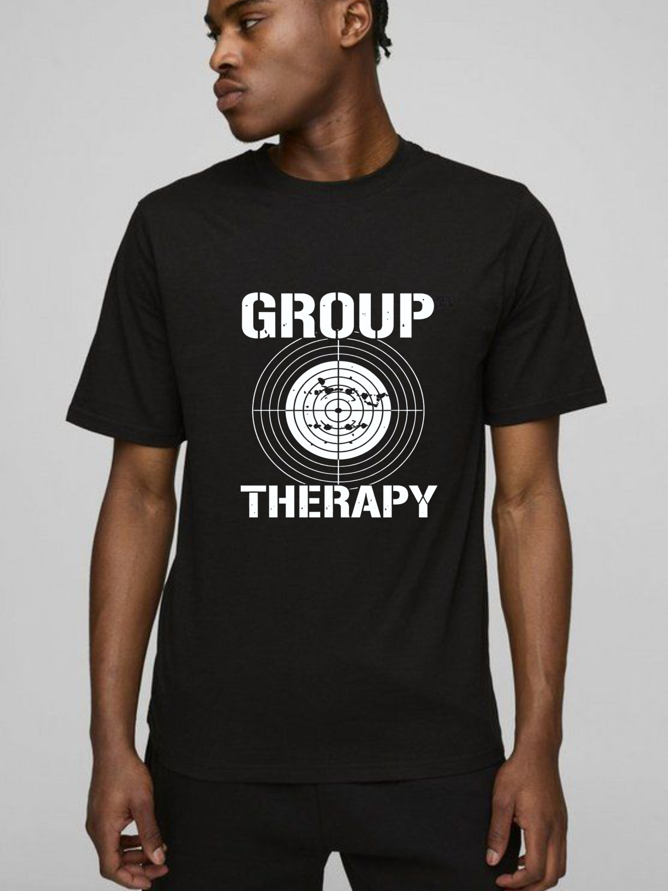 Teecurent Group Therapy Target Design Pure Cotton Short Sleeve T Shirt-TeeCurent