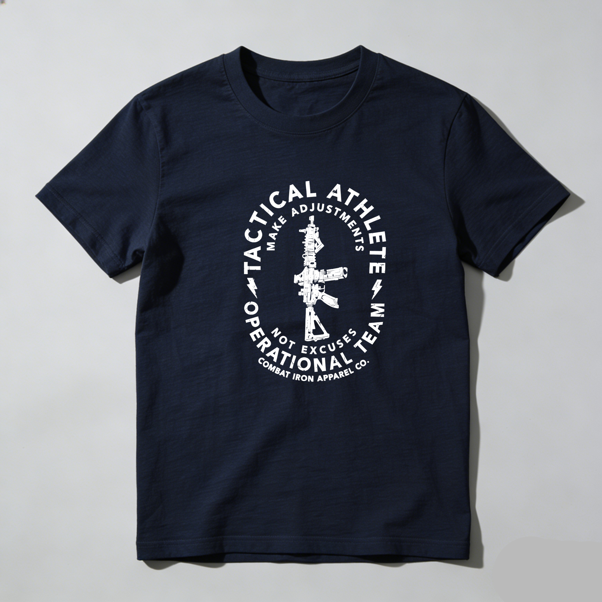 TEECURENT Tactical Athlete Operational Team Pure Cotton Short Sleeve T Shirt-TeeCurent