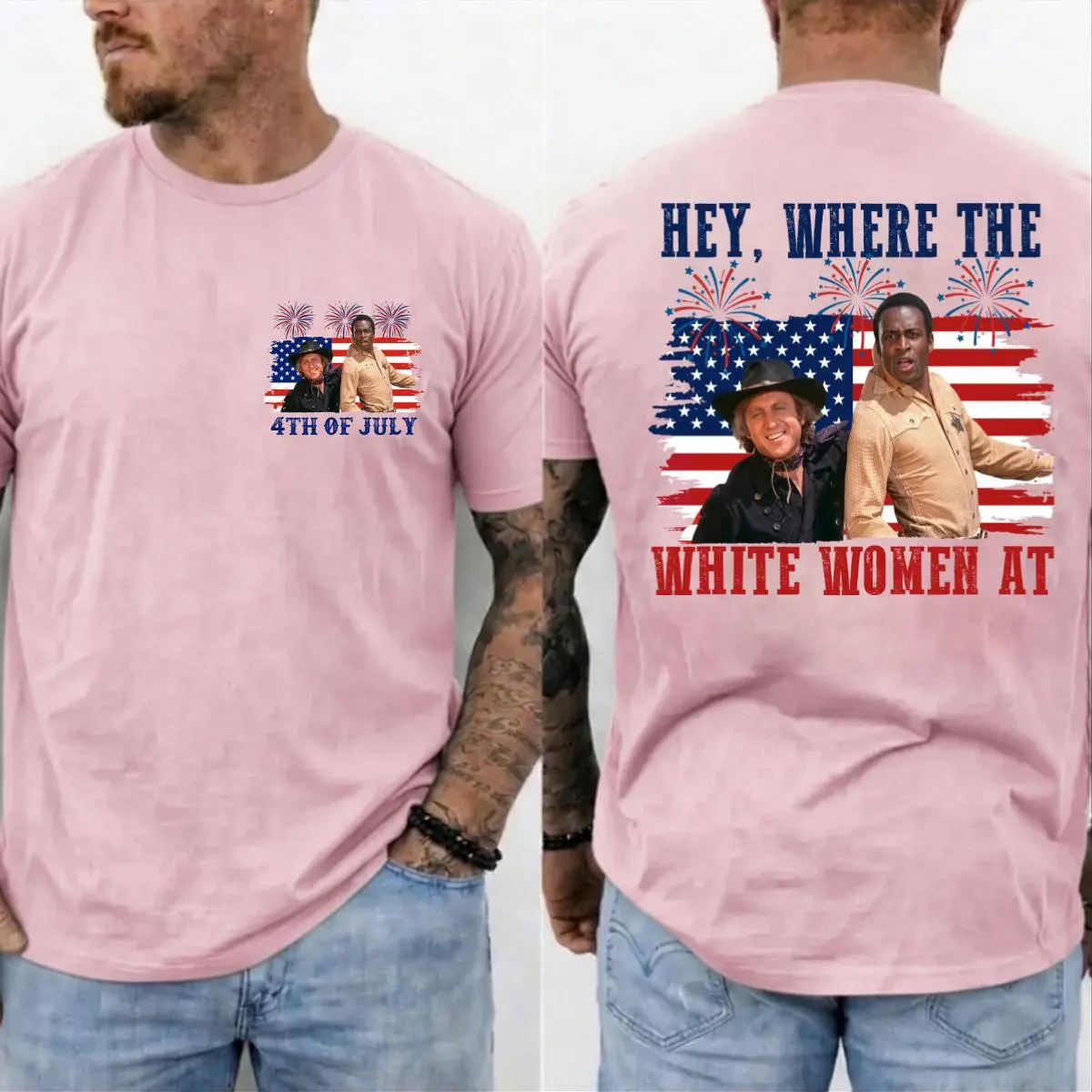 Hey Where The White Women At 4th Of July Shirt