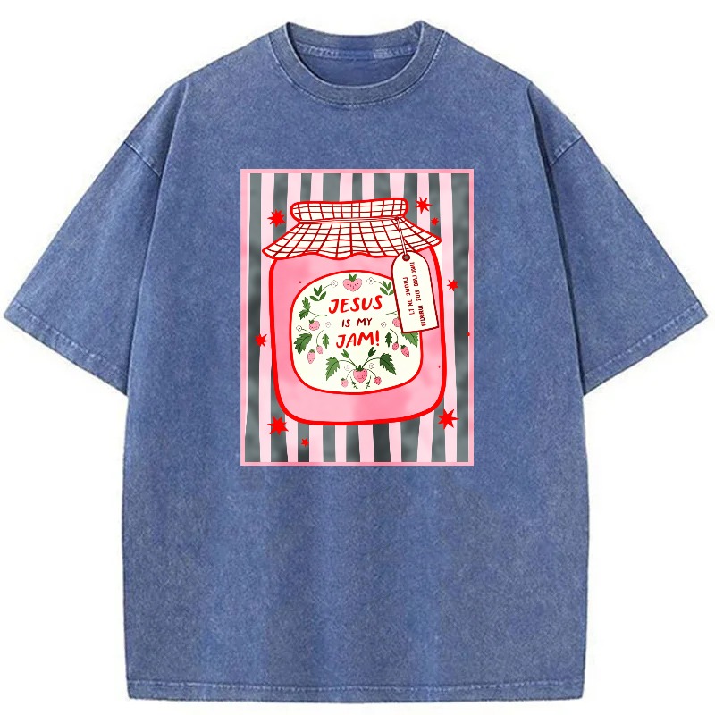 Is My Jam Jar Design tshirt 100% cotton