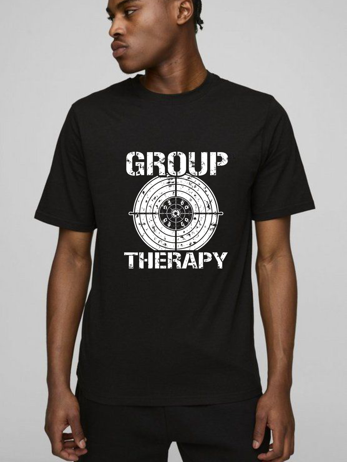 Teecurent Group Therapy Target Design Pure Cotton Short Sleeve T Shirt(1)-TeeCurent