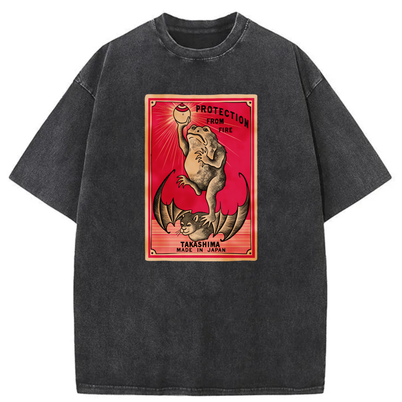 Protection From Fire Takashima Made In Japan tshirt 100% cotton
