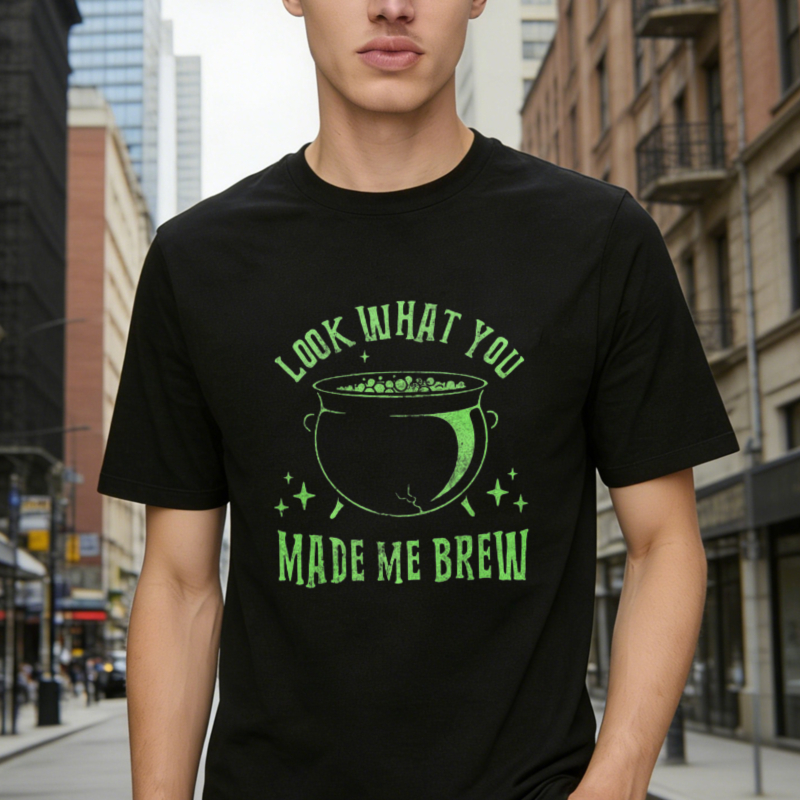 Look What You Made Me Brew Cauldron Graphic T-shirt