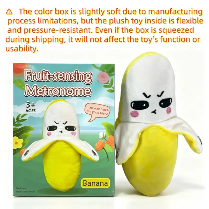 🍌🎵Interactive Music Soft Huggable Plush Toy