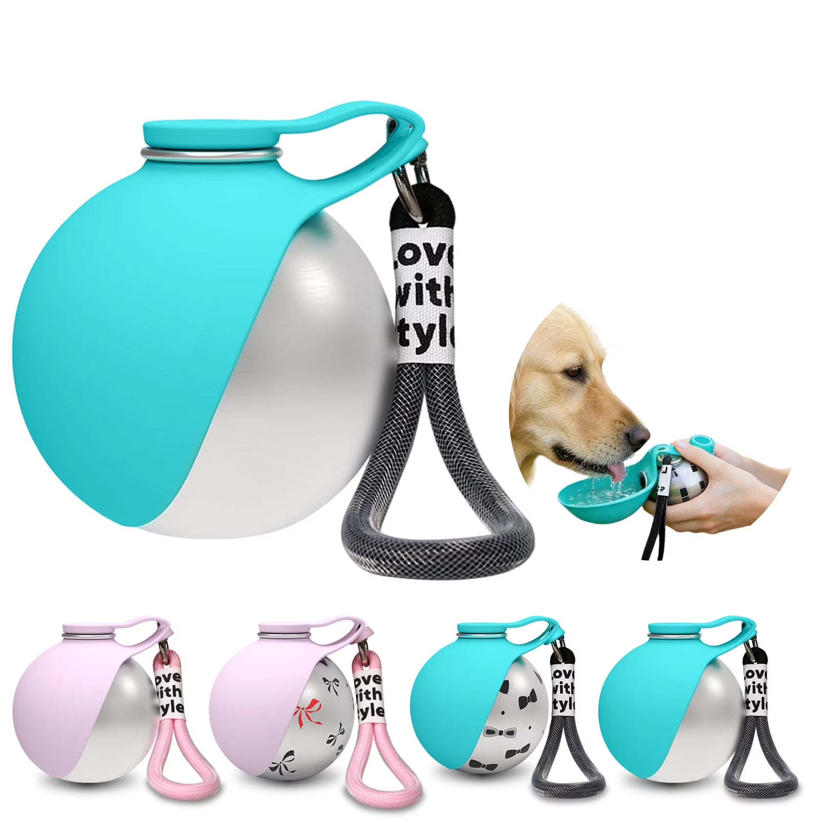 🐾💧2-in-1 Portable Dog Water Bottle for Small Dogs