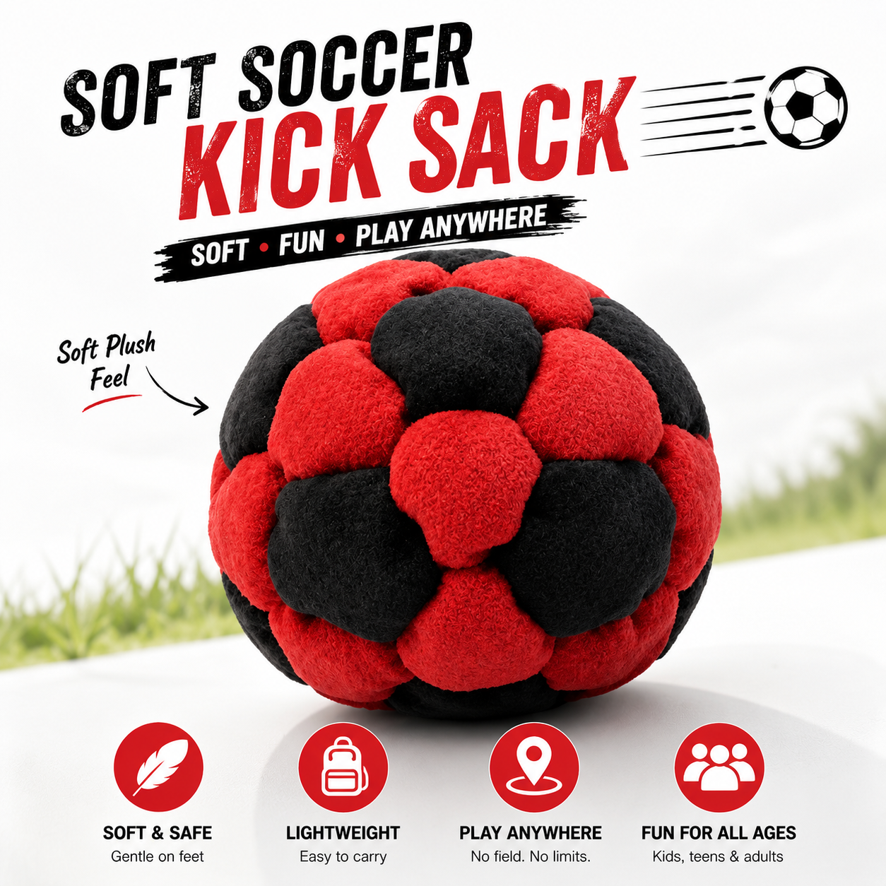 Retro outdoor kicking game