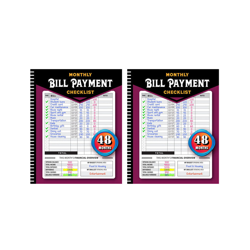 Ultimate Bill Payment Management Planner