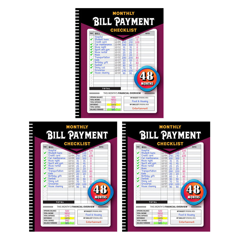 Ultimate Bill Payment Management Planner