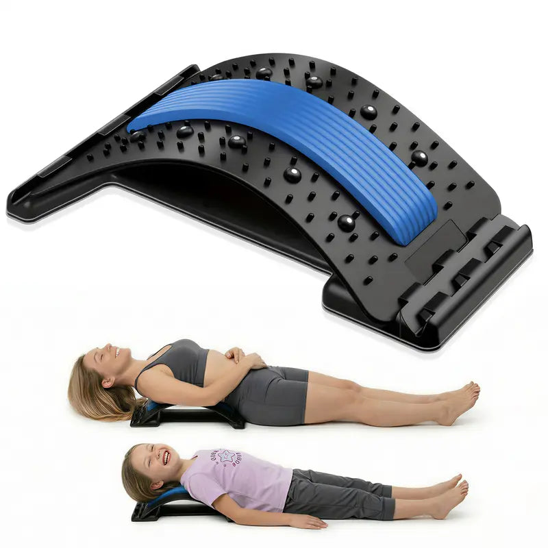Back Stretcher — Magic Back Support and Spine Stretcher with Foam Pad — Back Massage Stretcher