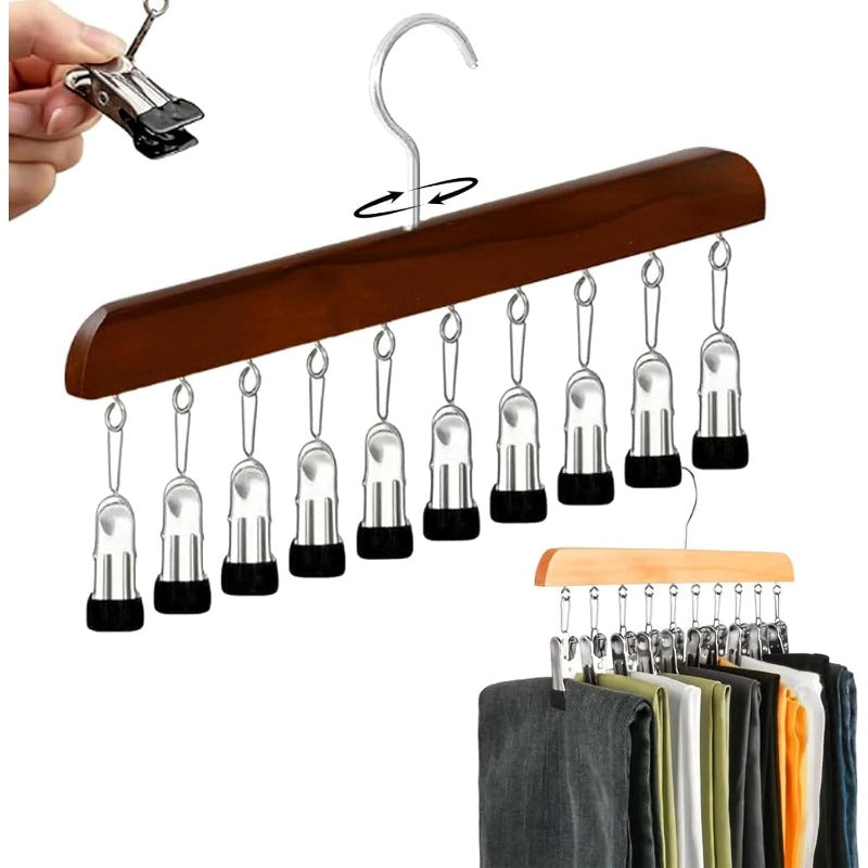 10 Clip Closet Hanger