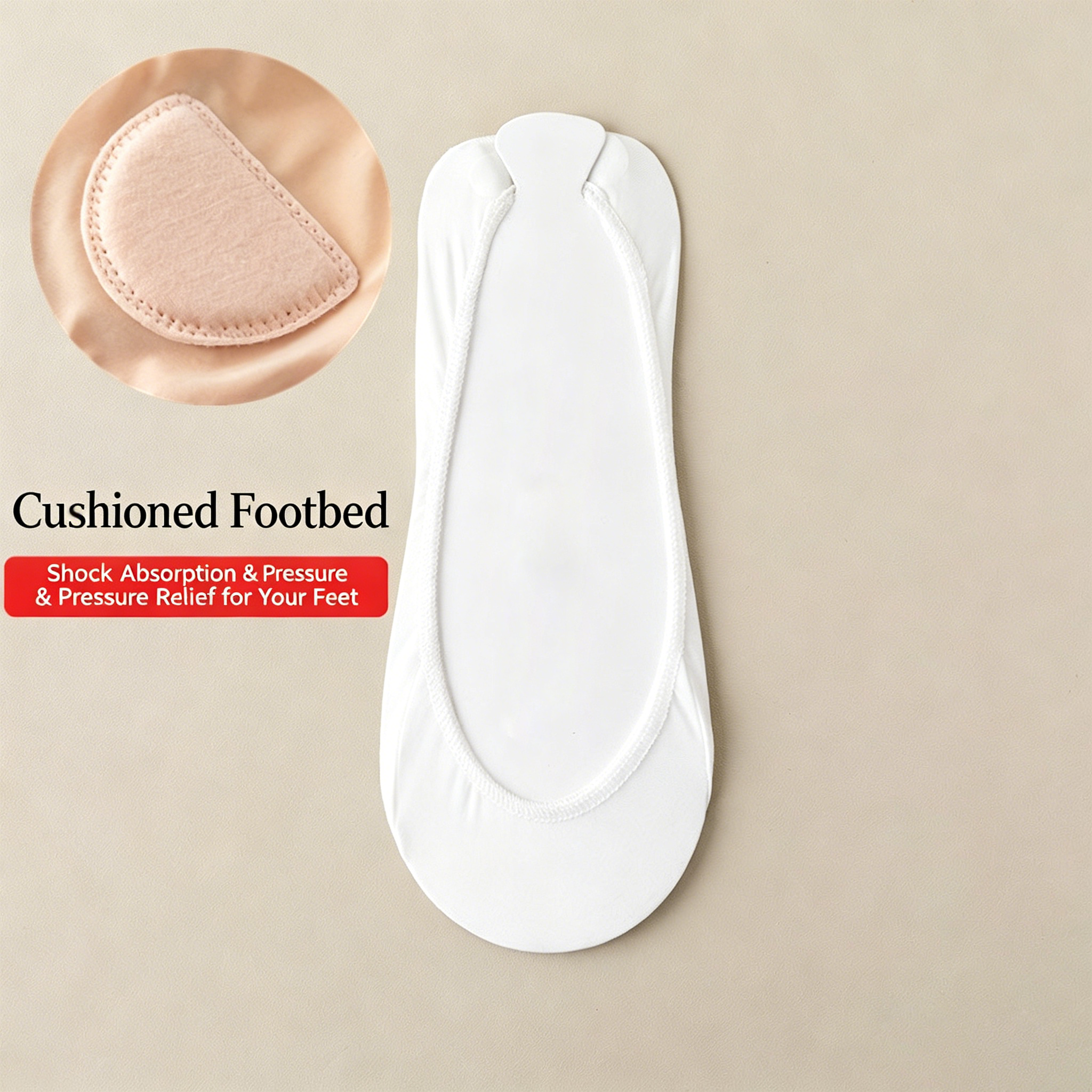 12 Pairs Invisible Summer Silicone Non-Slip Boat Socks for High Heels