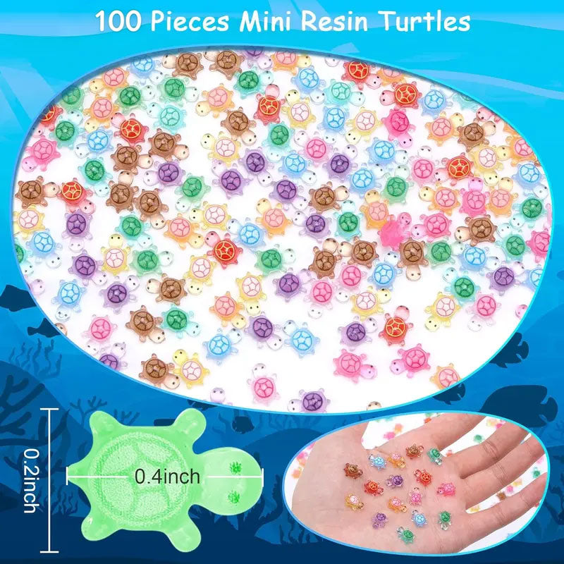 🐢✨100 count Glow in the Dark Mini Turtles