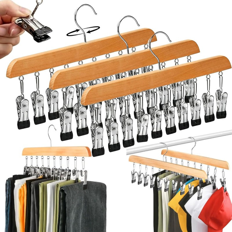 10 Clip Closet Hanger