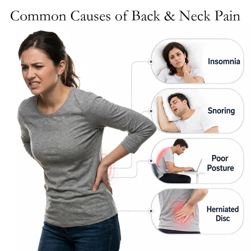 Back Stretcher — Magic Back Support and Spine Stretcher with Foam Pad — Back Massage Stretcher