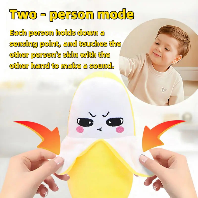 🍌🎵Interactive Music Soft Huggable Plush Toy