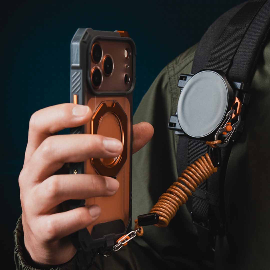 Quick-Release Magnetic Phone Mount for Straps