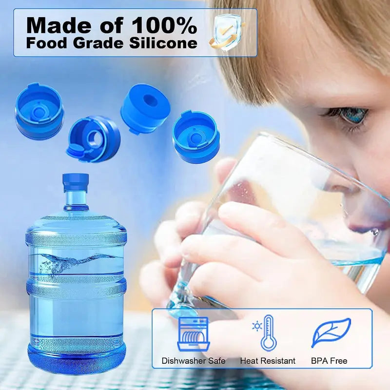🧴💧3 Counts Silicone Water Jug Cap