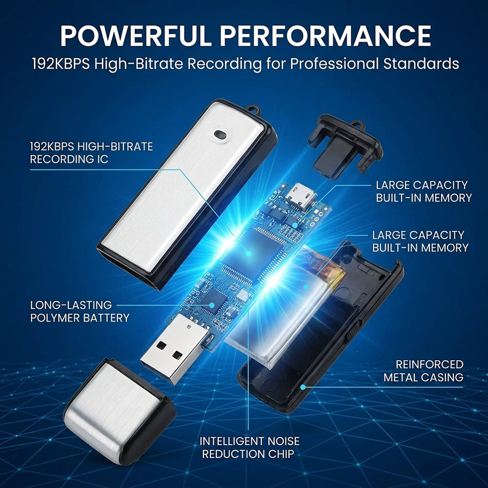 Portable Voice Recorder USB Flash Drive