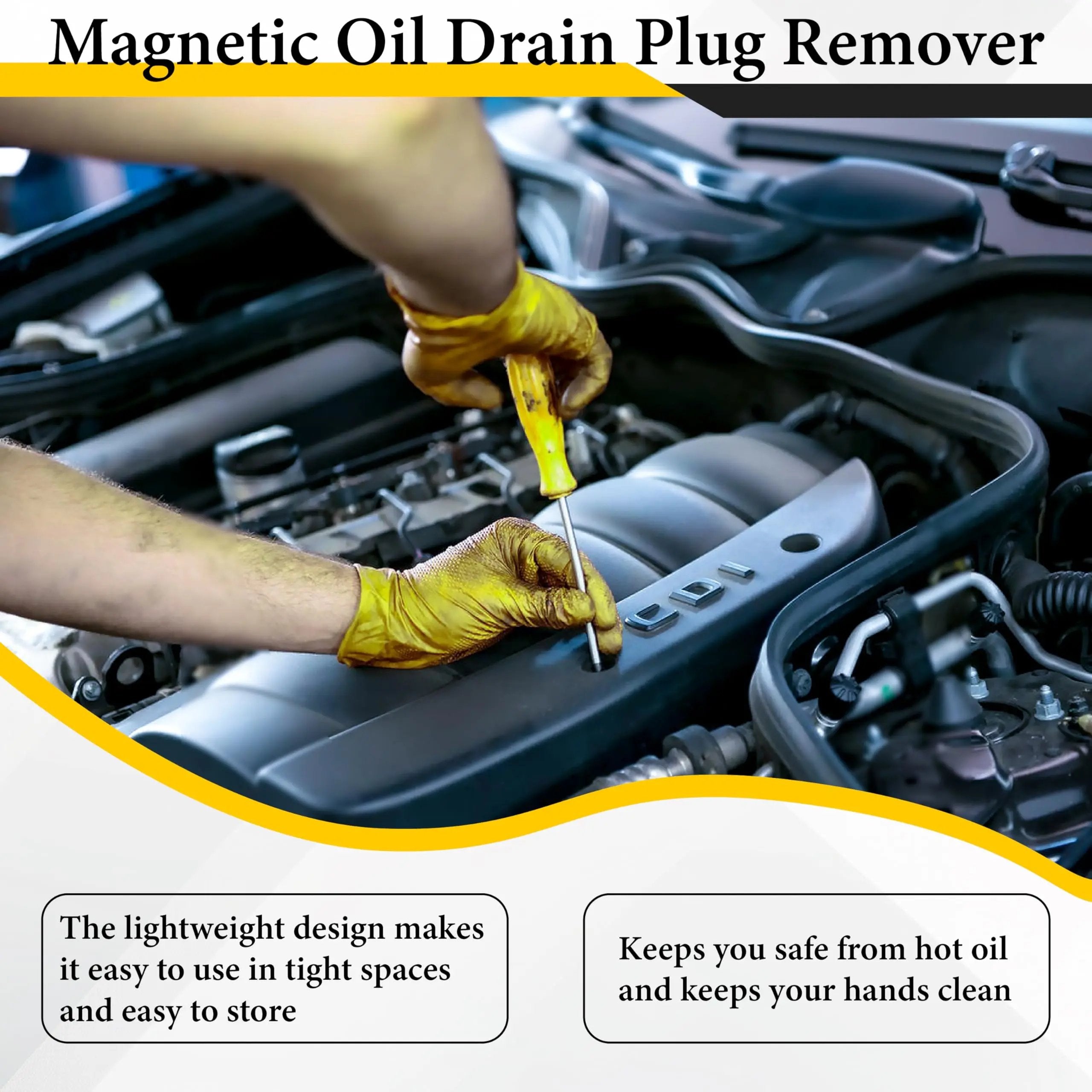 Strong Magnetic Oil Drain Plug Remover Tool