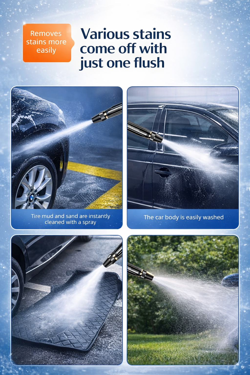 🔥 Last Day 55% OFF – Powerful High-Pressure Water Gun for Car Cleaning