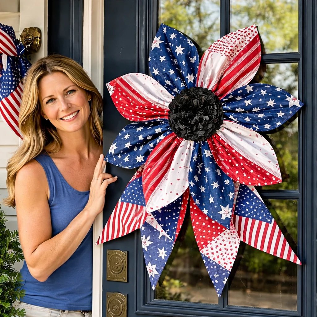 49% OFF This Week Promotions🎉🎉Wreath & Bow: Multi-Piece Sewing Template Set