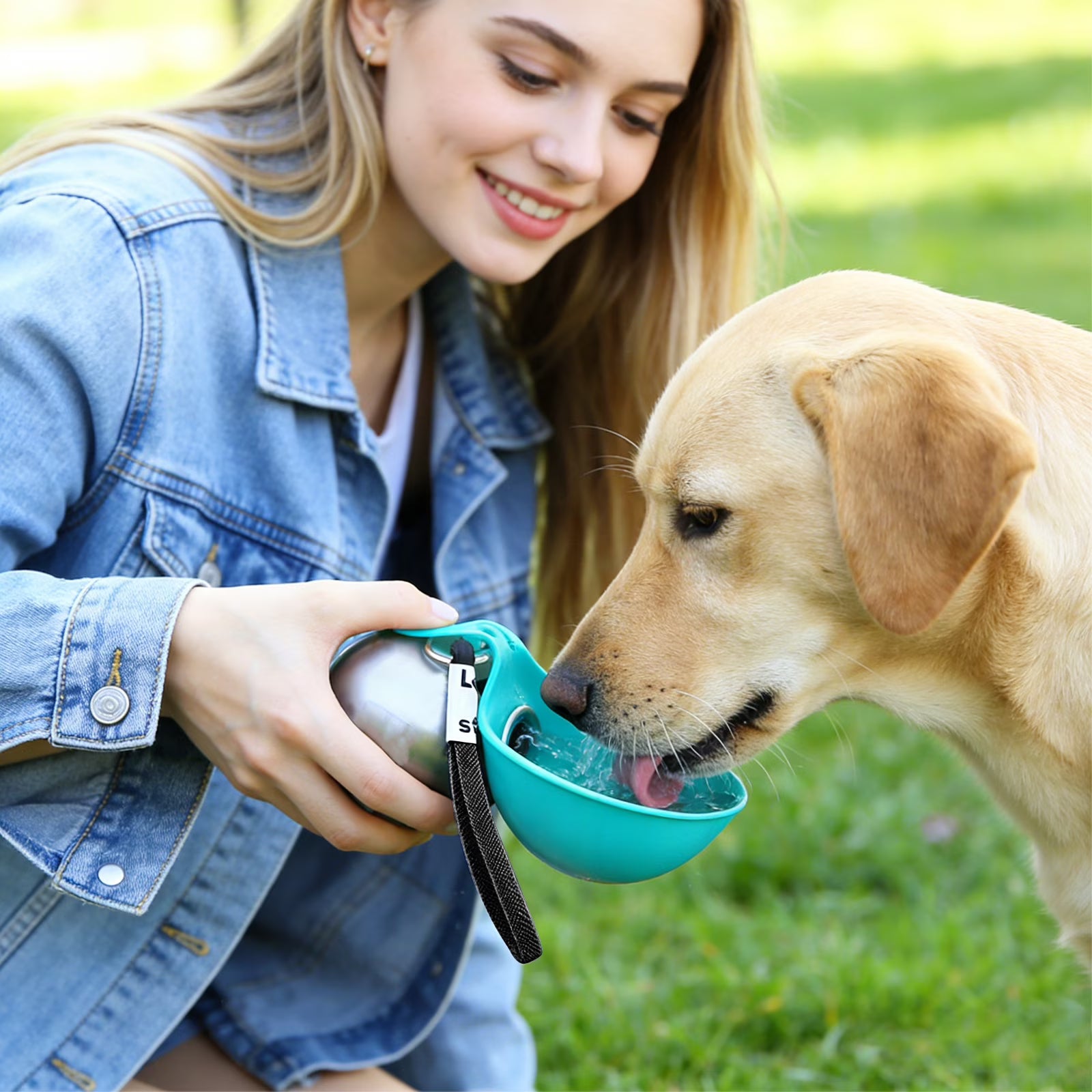 🐾💧2-in-1 Portable Dog Water Bottle for Small Dogs