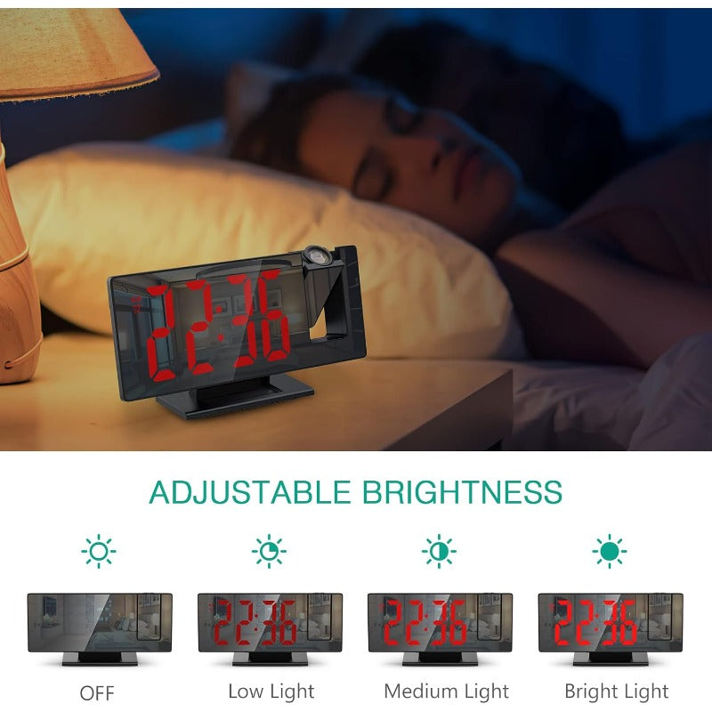 Rotating Ceiling Projection Clock