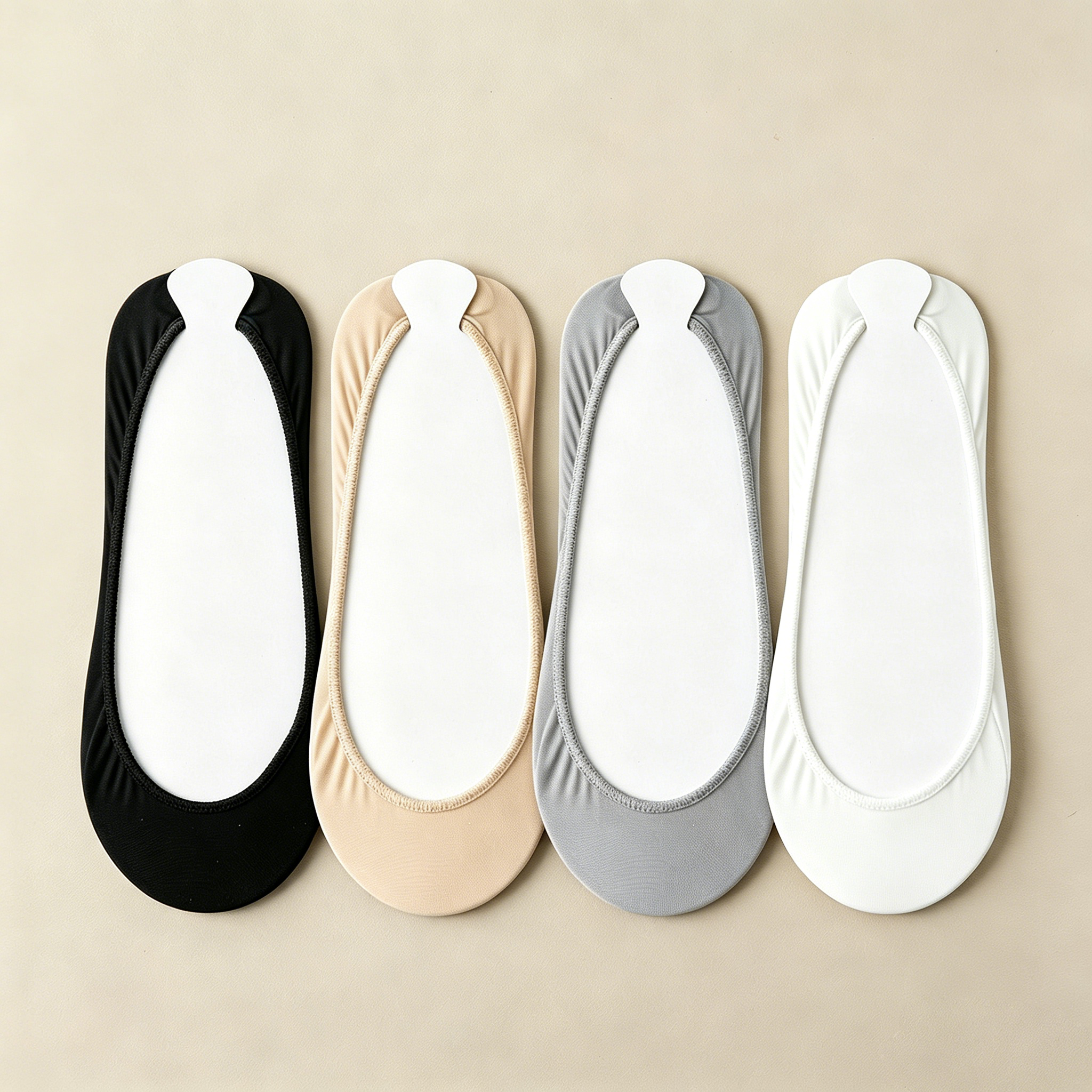 12 Pairs Invisible Summer Silicone Non-Slip Boat Socks for High Heels