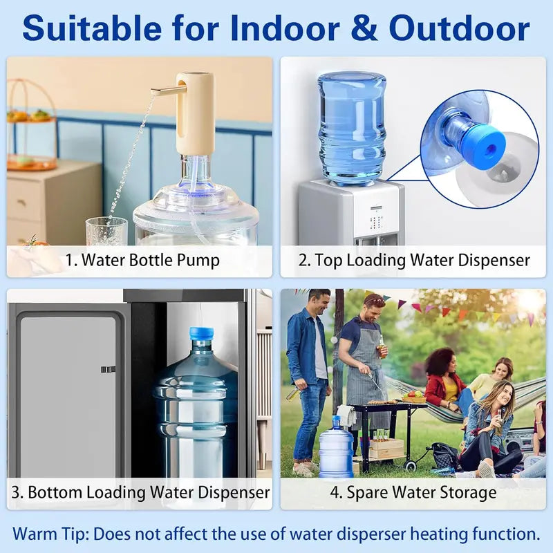 🧴💧3 Counts Silicone Water Jug Cap