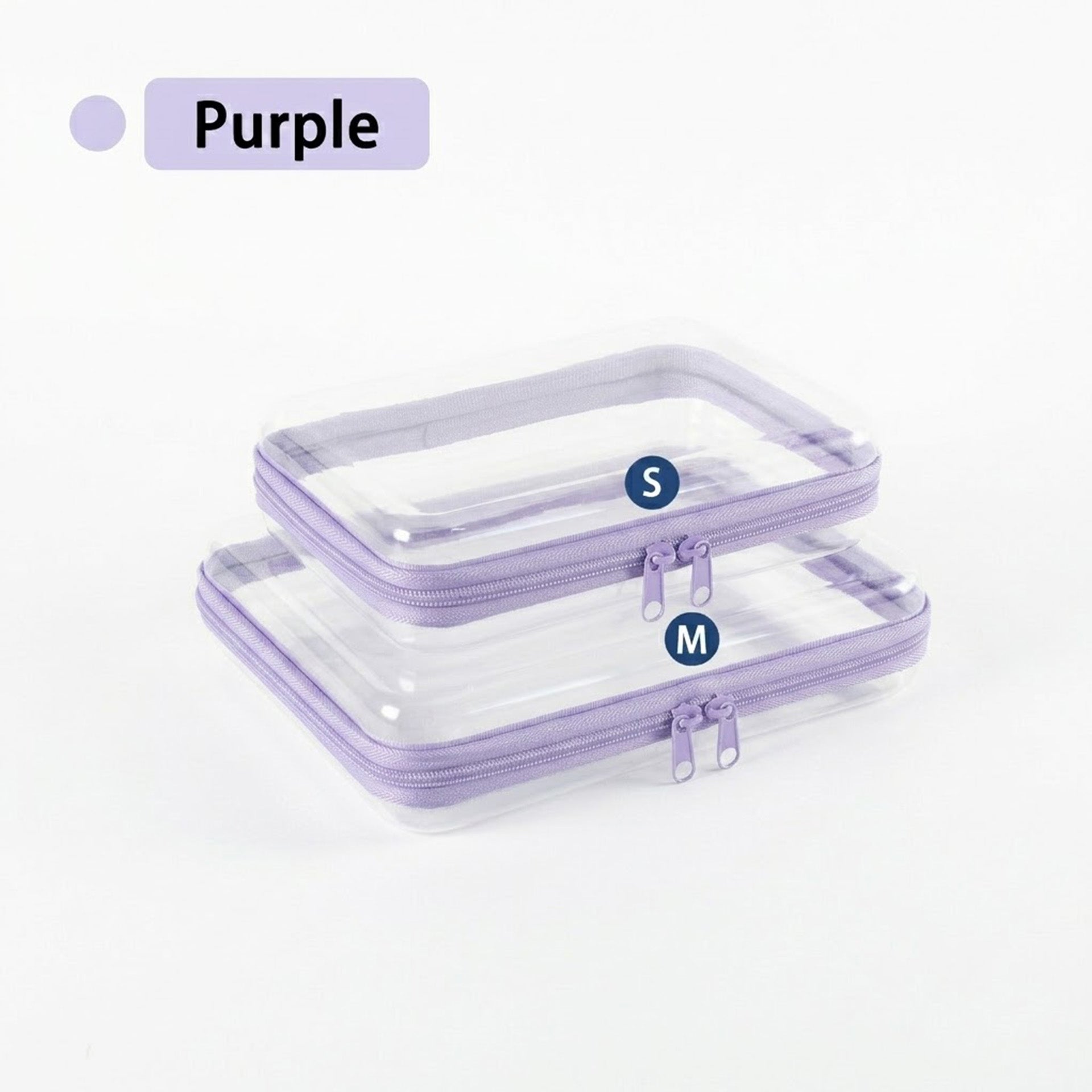 🧳📦2 Counts Clear Organizer Storage Box