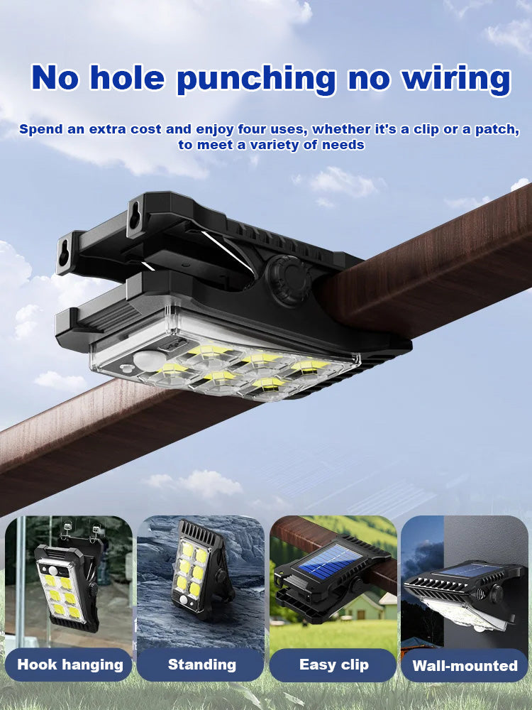 🔥 Father's Day Early Access – 50% OFF |Ultra-Bright Solar Motion Sensor Security Light | Wireless Outdoor WallLamp | Waterproof | No Wiring Required ☀️💡