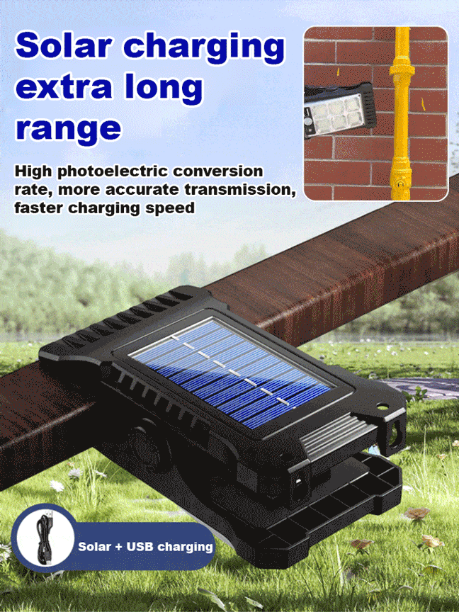 🔥 Father's Day Early Access – 50% OFF |Ultra-Bright Solar Motion Sensor Security Light | Wireless Outdoor WallLamp | Waterproof | No Wiring Required ☀️💡