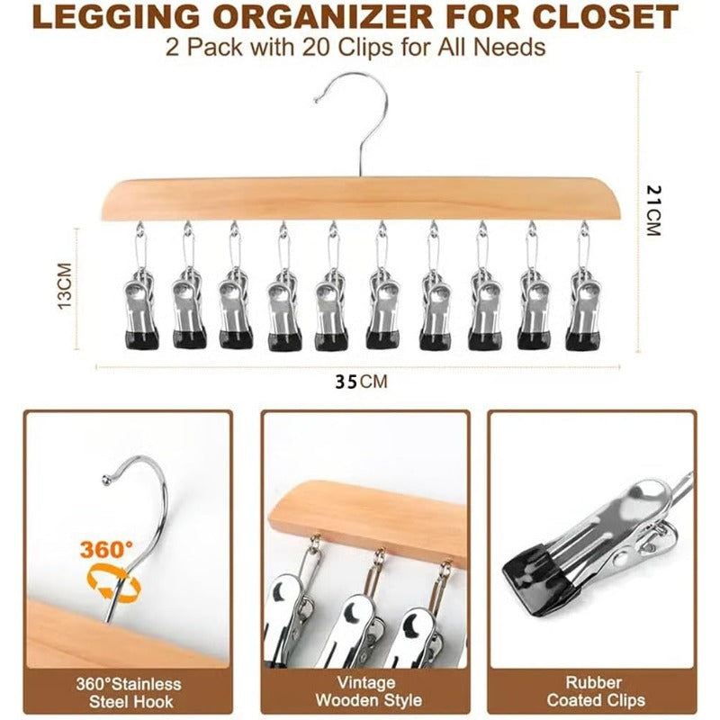 10 Clip Closet Hanger