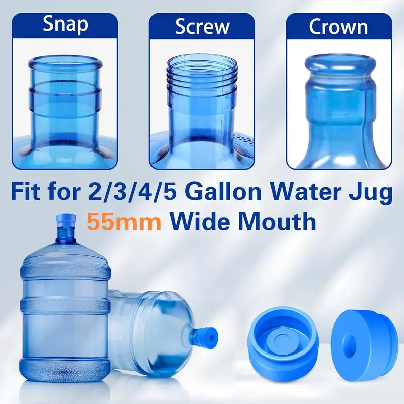 🧴💧3 Counts Silicone Water Jug Cap