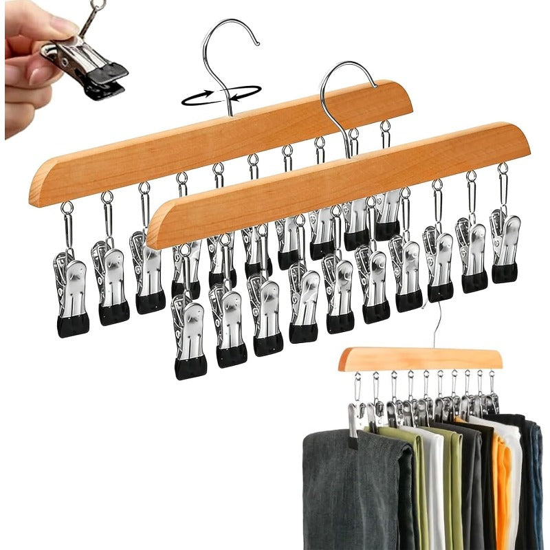 10 Clip Closet Hanger