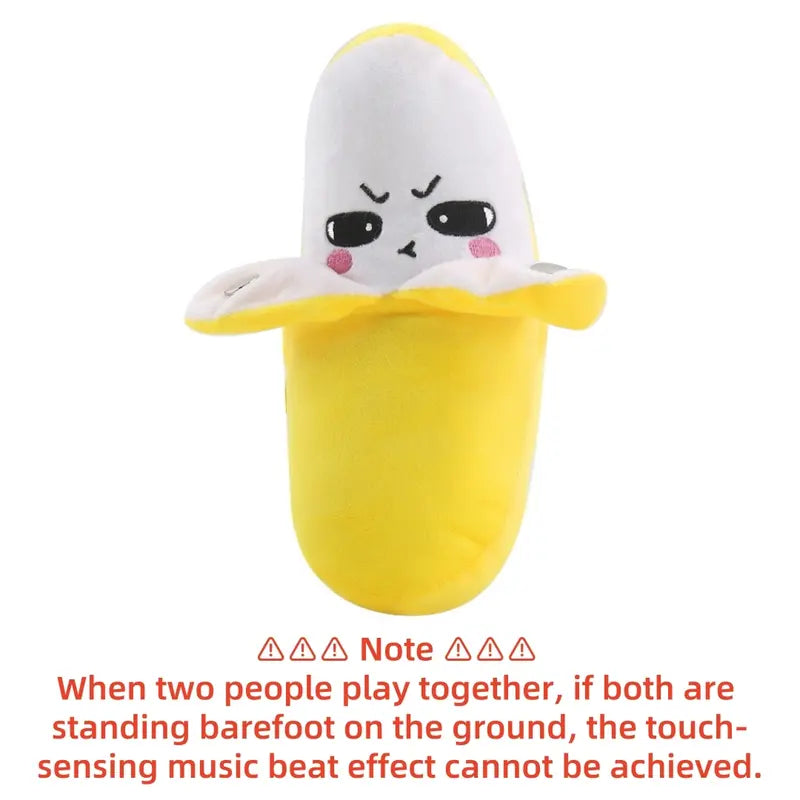 🍌🎵Interactive Music Soft Huggable Plush Toy