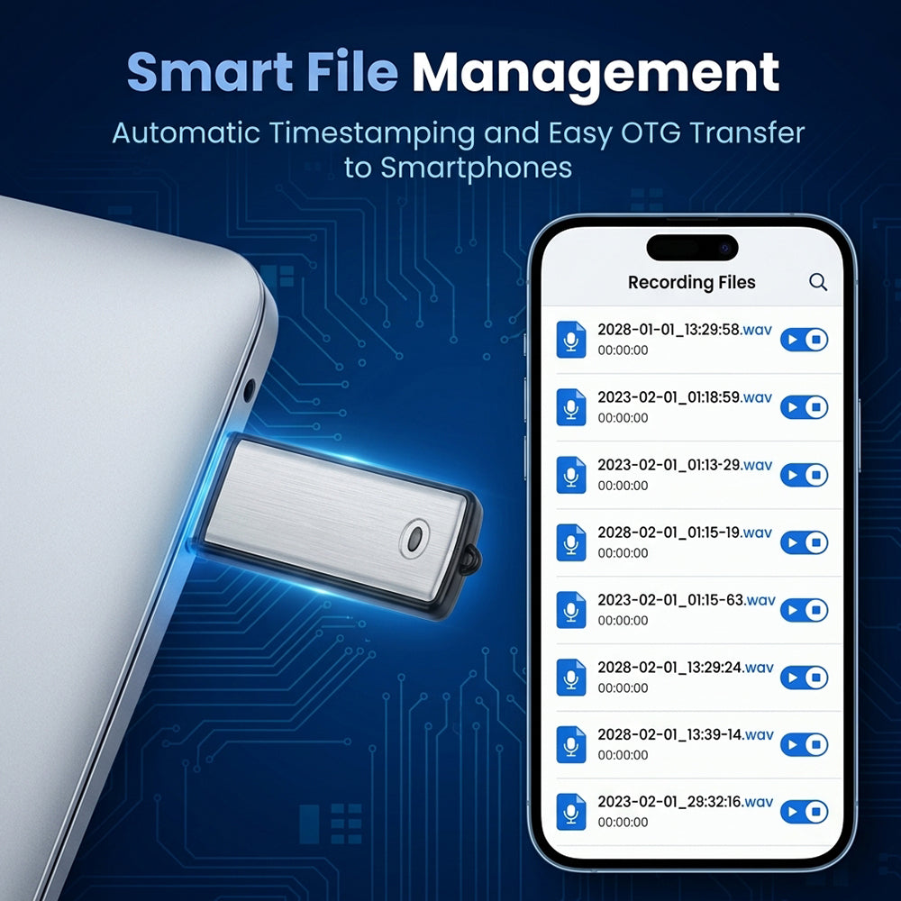 Portable Voice Recorder USB Flash Drive