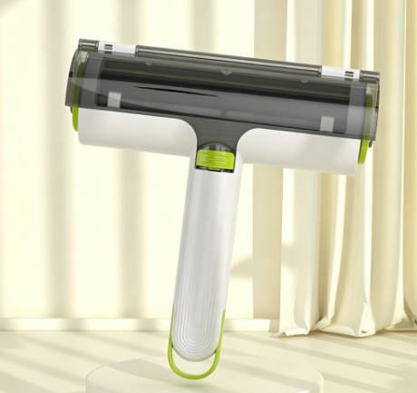 2-Way Pet Hair Remover - Reusable Lint Roller for Cat & Dog Fur on Couch, Bed & Clothes