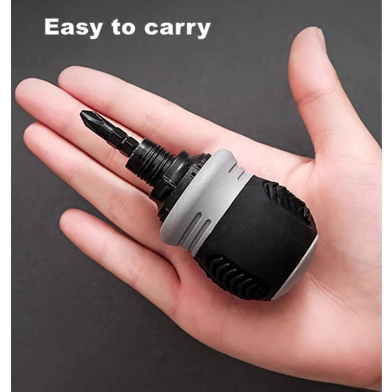 Compact 13-in-1 Ratchet Screwdriver