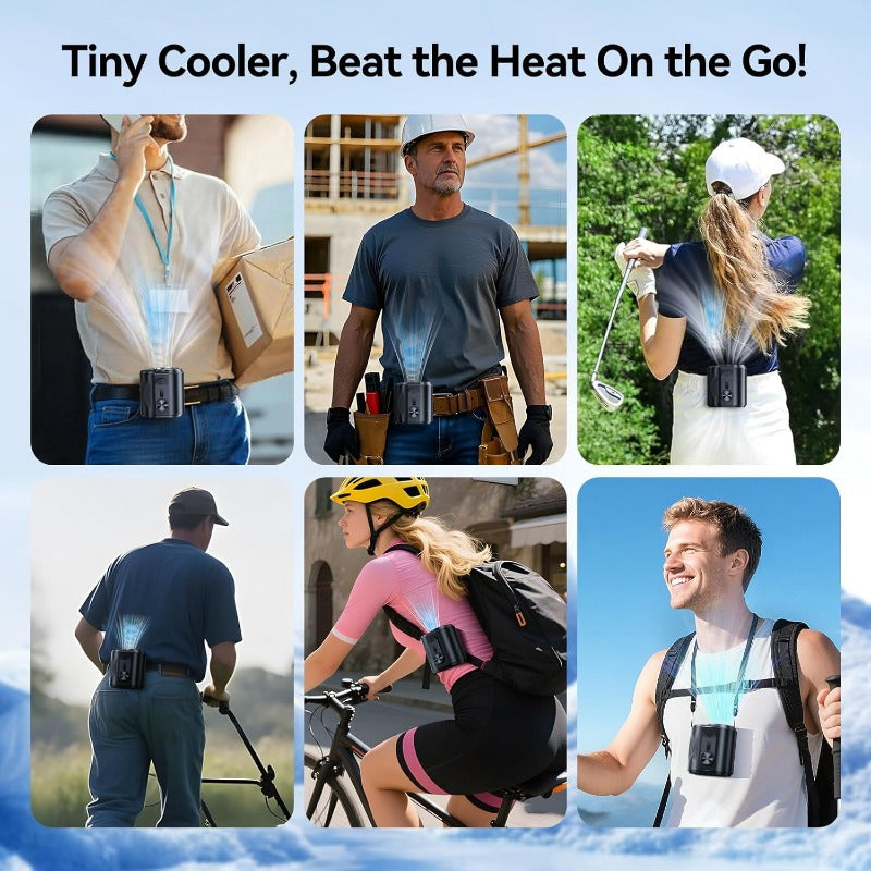 Instant Icy Wearable Fan