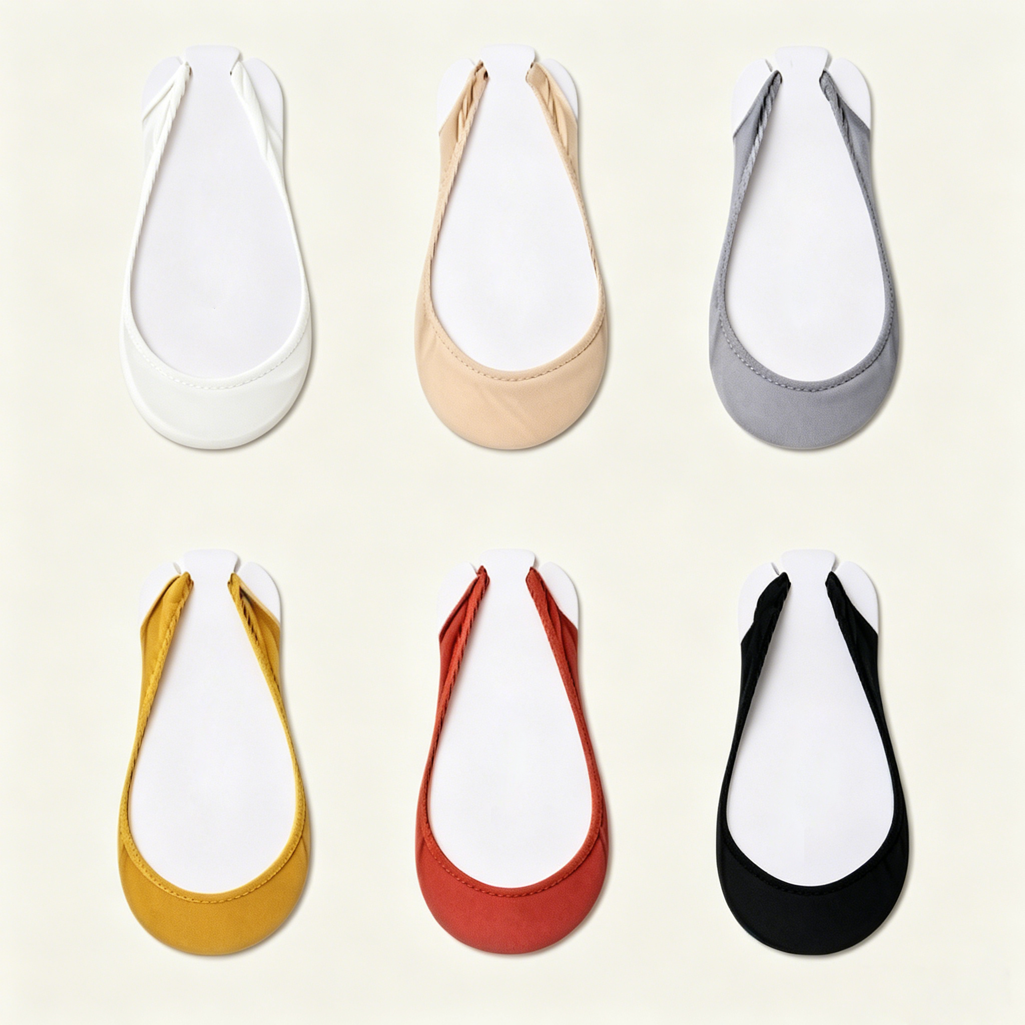 12 Pairs Invisible Summer Silicone Non-Slip Boat Socks for High Heels