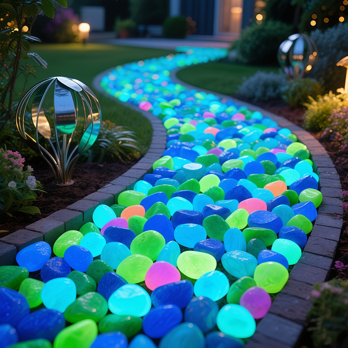49% OFF This Week Promotions🏆Glow In The Dark Rocks - Illuminate Your Outdoors with Enchanting Glow!