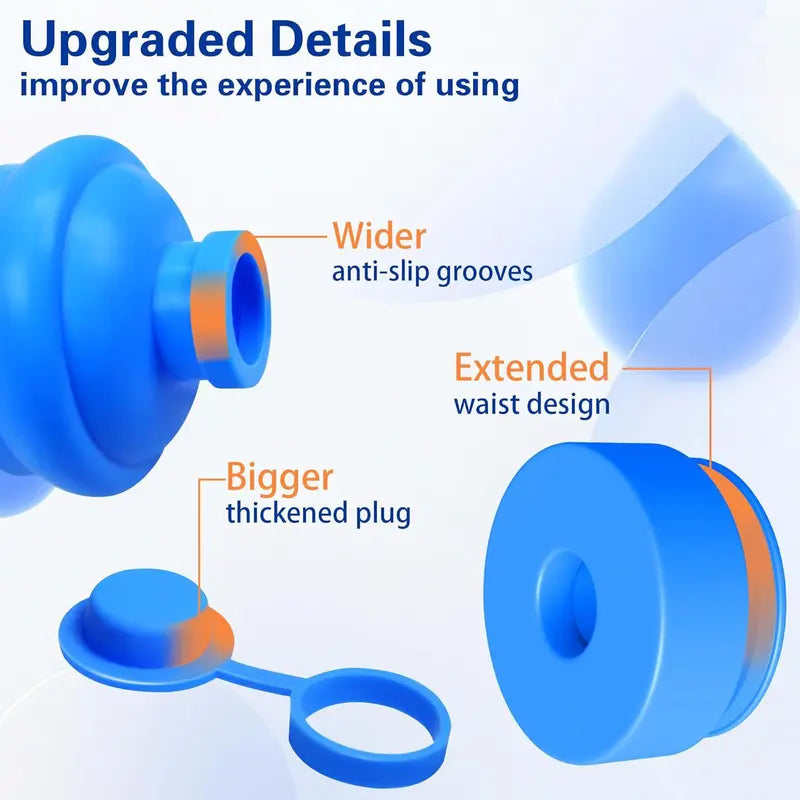 🧴💧3 Counts Silicone Water Jug Cap