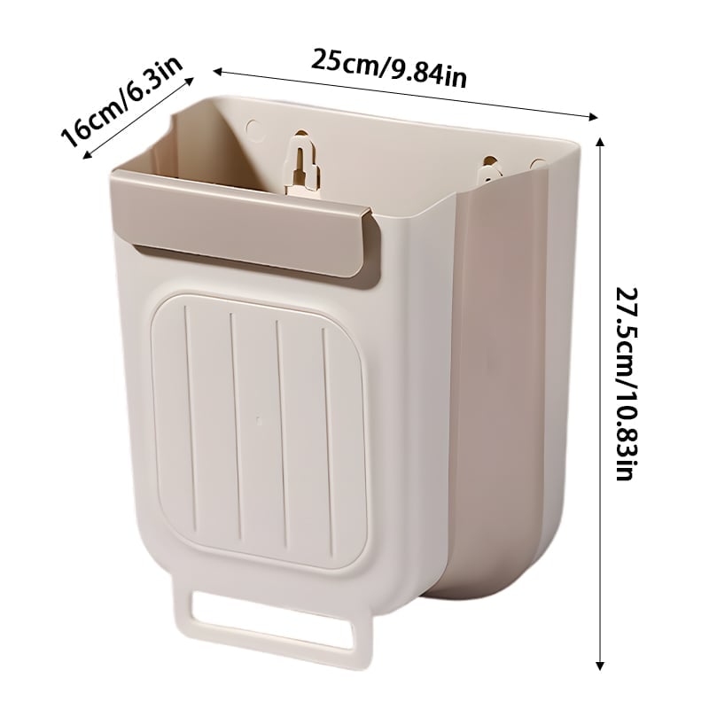Foldable Wall-Mounted Trash Bin