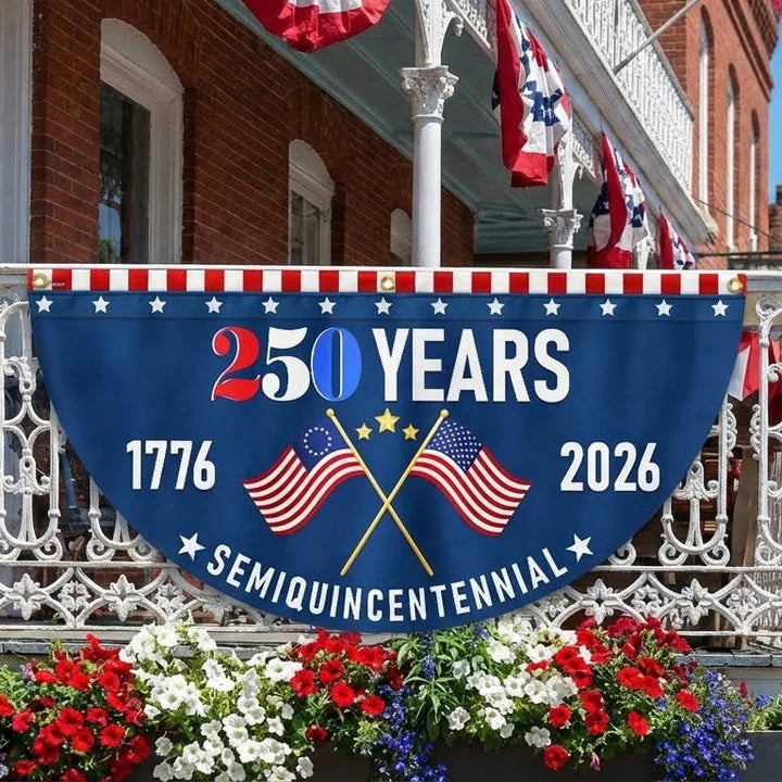250th Independence Milestone 🎉 Commemorative USA Fan Flag