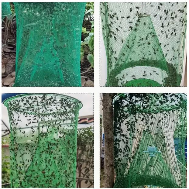 🪰🚫Foldable Hanging Fly Trap Cage